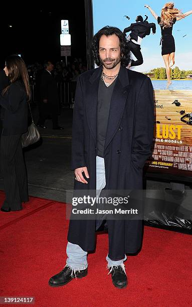 Actor Richard Grieco arrives at the premiere of Universal Pictures' 'Wanderlust' held at Mann Village Theatre on February 16, 2012 in Westwood,...