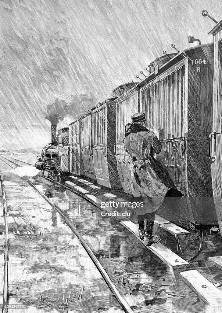Ticket control from the outside during the train journey