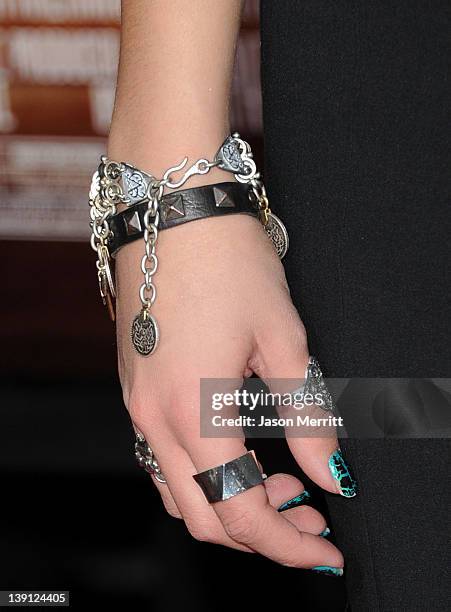 Actress Ashley Edner arrives at the premiere of Universal Pictures' 'Wanderlust' held at Mann Village Theatre on February 16, 2012 in Westwood,...