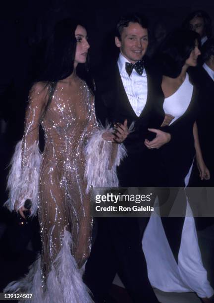 Singer Cher, fashion designer Bob Mackie and Cher's friend Paulette Betts attend The Metropolitan Museum of Art's Costume Insitute Gala Exhibition...