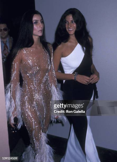 Singer Cher and friend Paulette Betts attend The Metropolitan Museum of Art's Costume Insitute Gala Exhibition "Romantic and Glamorous Hollywood...