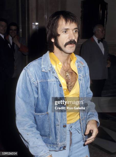 Singer Sonny Bono on May 7, 1973 sighting at the St. Regis Hotel in New York City.