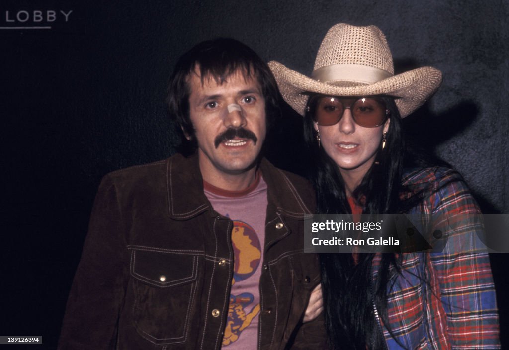 Sonny Bono and Cher at CBS Television City for Taping of "The Sonny & Cher Comedy Hour"