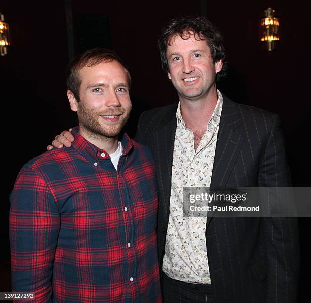 Director Mark Webber and Director of Programing Sundance Film Festival Trevor Groth attend Sundance Institute Screening Series: "The End Of Love" at...