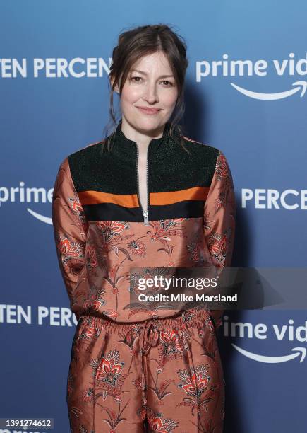 Kelly Macdonald attends the "Ten Percent" Press Launch at Picturehouse Central on April 13, 2022 in London, England.