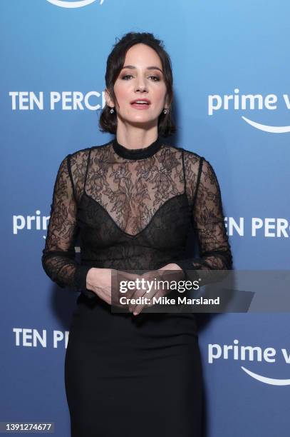 Lydia Leonard attends the "Ten Percent" Press Launch at Picturehouse Central on April 13, 2022 in London, England.