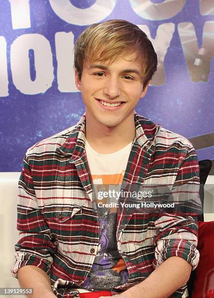 Actor Lucas Cruikshank at the Young Hollywood Studio on February 12, 2012 in Los Angeles, California.