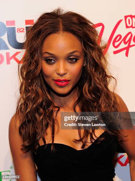 Sports Illustrated swimsuit model Kirby Griffin arrives for Club SI Swimsuit at the Pure Nightclub at Caesars Palace on February 16, 2012 in Las...