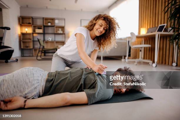 i like massage so much - massager stock pictures, royalty-free photos & images