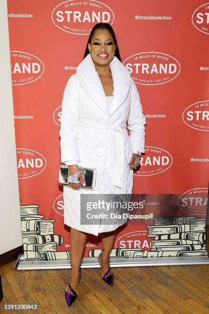 Garcelle Beauvais discusses her book "Love Me As I Am" at Strand Bookstore on April 13, 2022 in New York City.