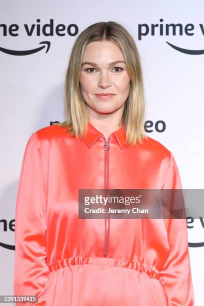 Julia Stiles attends Amazon Prime Video Hosts "The Kids In The Hall" Revival Event at Rivoli on April 13, 2022 in Toronto, Ontario.