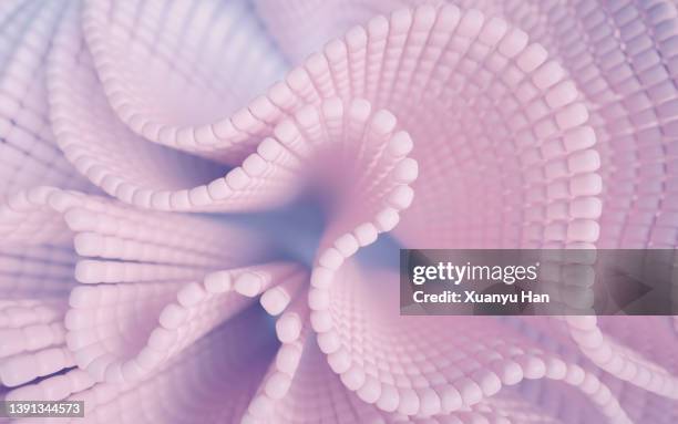 abstract pink particle background - rounded cube bildbanksfoton och bilder