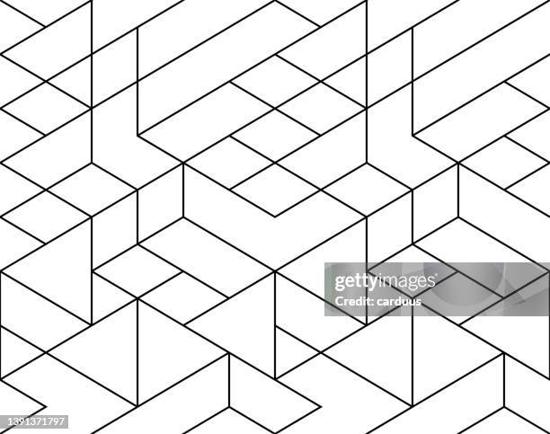 bildbanksillustrationer, clip art samt tecknat material och ikoner med seamless  black and white  abstract  contour  pattern - parkettgolv