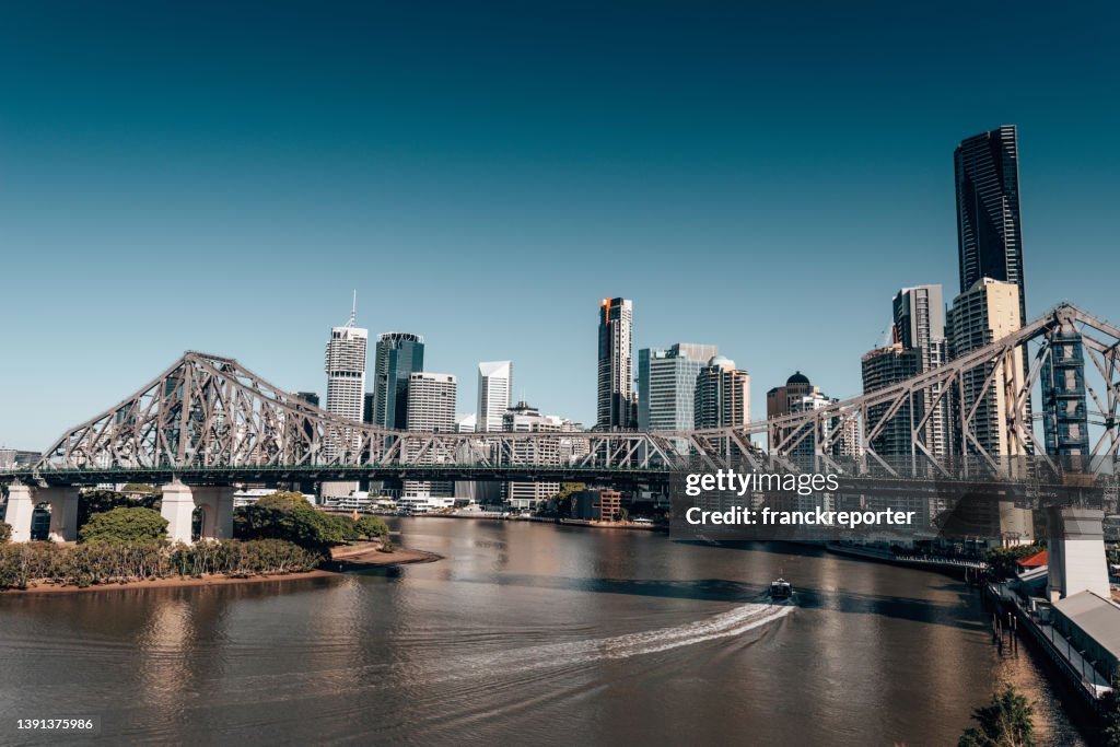 Brisbane skyline in australia