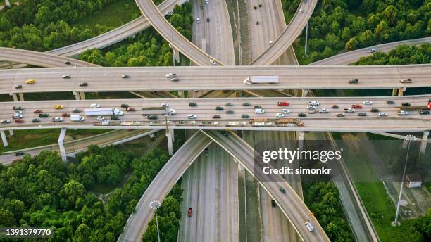 texas state highway beltway 8 - overpass road 個照片及圖片檔