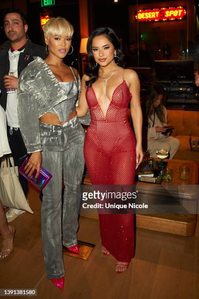 Fin Argus attends the Flaunt Magazine and Pandora host Phone a Friend Issue launch party at Desert 5 Spot on April 13, 2022 in Los Angeles,...