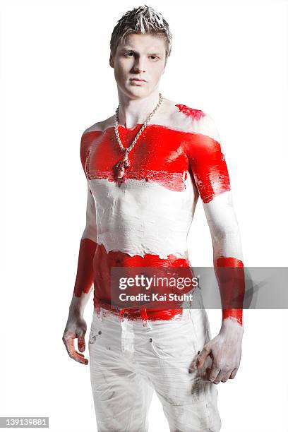 Footballer Sebastian Prodl is photographed on April 6, 2008 in Munich, Germany.