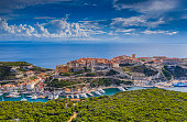 Bonifacio in Corsica - Aerial View