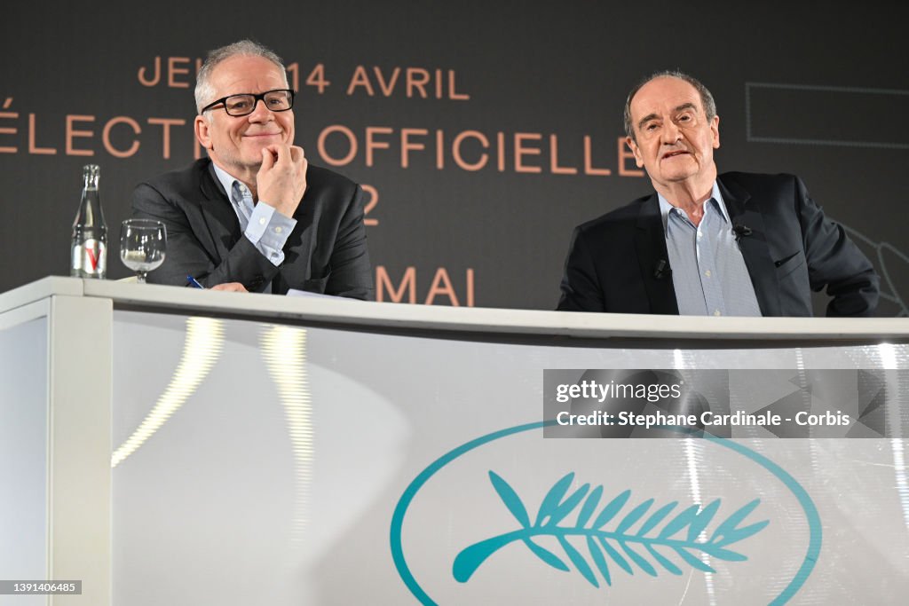 75th Cannes Film Festival Official Selection Presentation At UGC Normandie In Paris