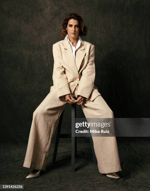 Actress Cobie Smulders is photographed for L'Officiel Australia on September 20, 2021 in New York City. COVER IMAGE.