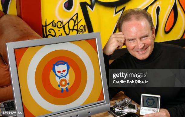 Napster CEO Chris Gorog inside their West Hollywood offices, December 10, 2004 in Los Angeles, California.