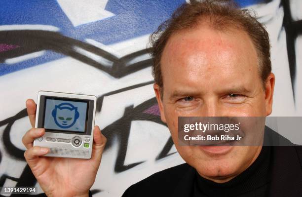 Napster CEO Chris Gorog inside their West Hollywood offices, December 10, 2004 in Los Angeles, California.