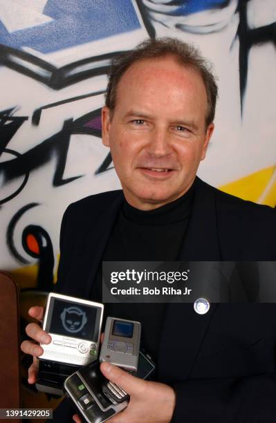 Napster CEO Chris Gorog inside their West Hollywood offices, December 10, 2004 in Los Angeles, California.