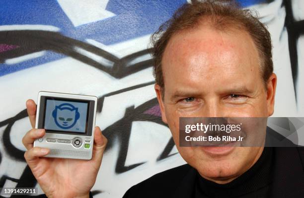 Napster CEO Chris Gorog inside their West Hollywood offices, December 10, 2004 in Los Angeles, California.