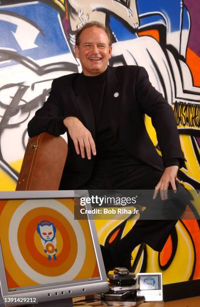 Napster CEO Chris Gorog inside their West Hollywood offices, December 10, 2004 in Los Angeles, California.