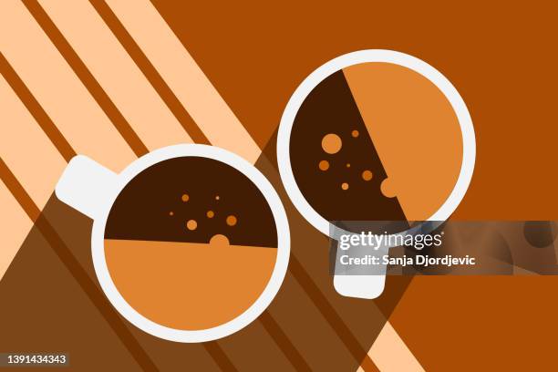 stockillustraties, clipart, cartoons en iconen met coffee time - morgen