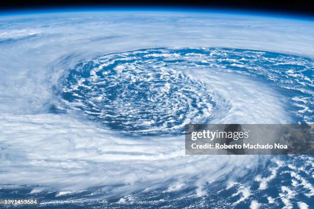 the formation of a hurricane - vortex stock pictures, royalty-free photos & images