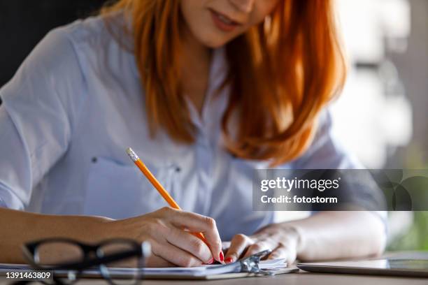 Person Writting Down Routine 139 Person Writing Down List Stock Photos, High-Res Pictures, and ...