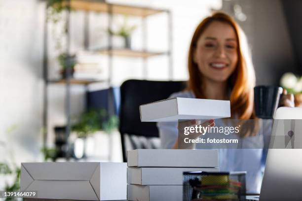 Stack Of Boxes In Office Photos and Premium High Res Pictures - Getty ...