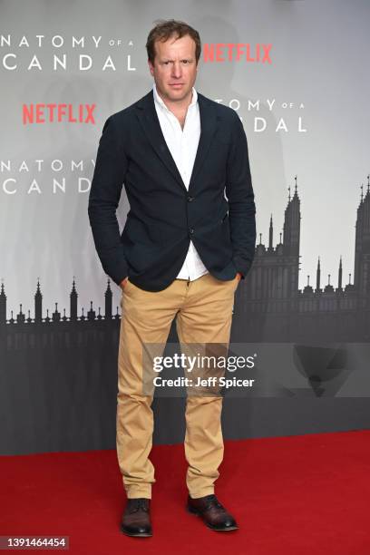Geoffrey Streatfeild attends the "Anatomy Of A Scandal" World Premiere at Curzon Mayfair on April 14, 2022 in London, England.