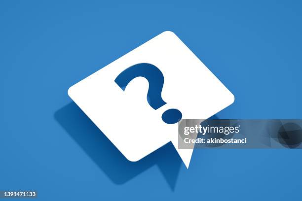 question mark on speech bubble - question bubble stock illustrations