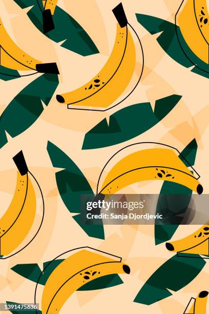 illustrazioni stock, clip art, cartoni animati e icone di tendenza di banane - banana