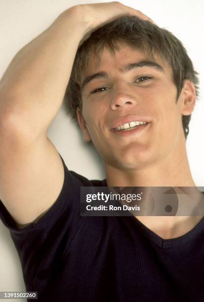 American actor and producer Josh Hartnett, poses for a portrait circa 1997 in Los Angeles, California.