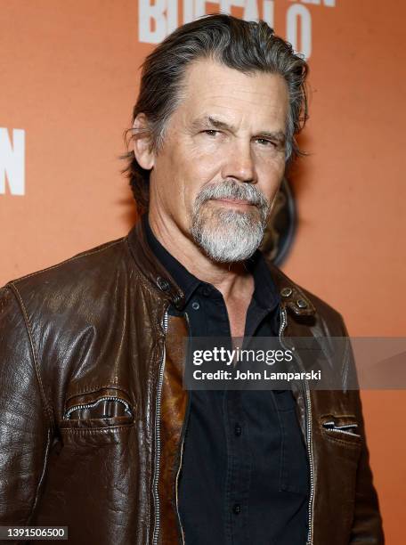 Josh Brolin attends "American Buffalo" Broadway opening night at Circle in the Square Theatre on April 14, 2022 in New York City.