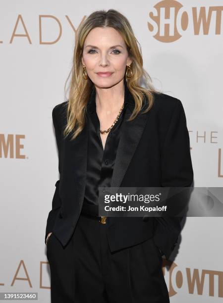 Michelle Pfeiffer attends Showtime's FYC Event and Premiere for "The First Lady" at DGA Theater Complex on April 14, 2022 in Los Angeles, California.