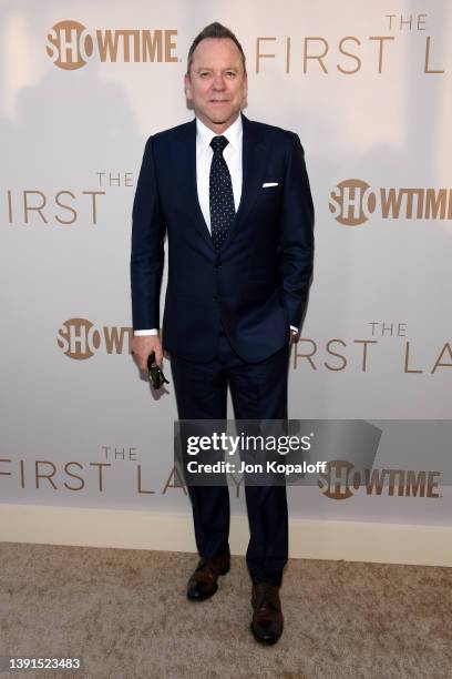 Kiefer Sutherland attends Showtime's FYC Event and Premiere for "The First Lady" at DGA Theater Complex on April 14, 2022 in Los Angeles, California.