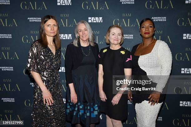 Natalia Chefer, Diane Max, BAM Board Chair Nora Ann Wallace, and BAM President Gina Duncan attend the BAM Gala 2022 celebrating Cyrano de Bergerac...