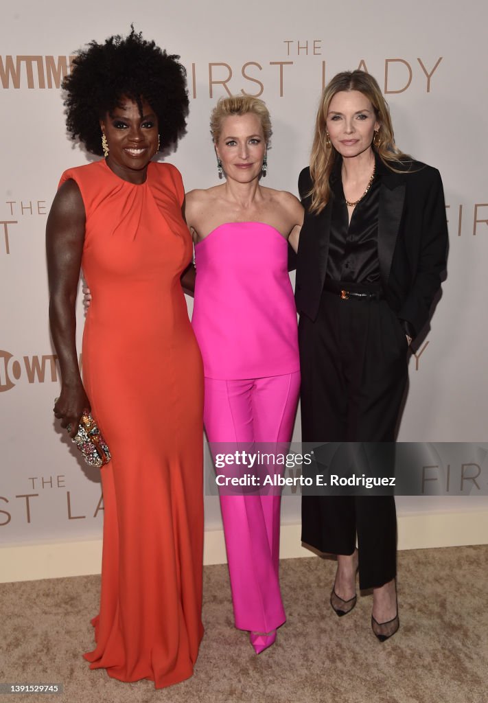 Viola Davis, Gillian Anderson and Michelle Pfeiffer attend Showtime's