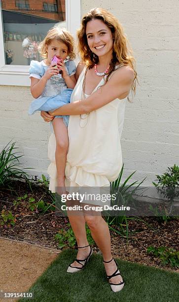 May 2, 2009 Santa Monica, Ca.; Josie Maran and daughter Rumi Joon Alborzi; 2nd Annual Pregnancy Awareness Month Party; Held at Little Dolphins by the...