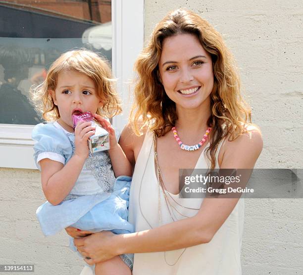 May 2, 2009 Santa Monica, Ca.; Josie Maran and daughter Rumi Joon Alborzi; 2nd Annual Pregnancy Awareness Month Party; Held at Little Dolphins by the...