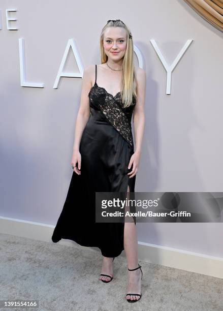 Dakota Fanning attends Showtime's FYC Event and Premiere for "The First Lady" at DGA Theater Complex on April 14, 2022 in Los Angeles, California.