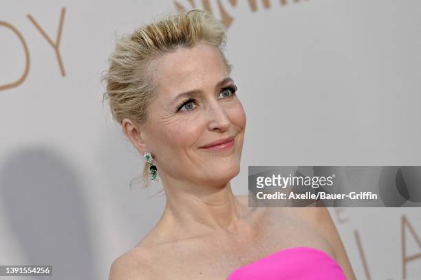 Gillian Anderson attends Showtime's FYC Event and Premiere for "The First Lady" at DGA Theater Complex on April 14, 2022 in Los Angeles, California.