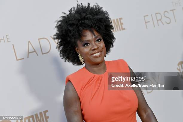 Viola Davis attends Showtime's FYC Event and Premiere for "The First Lady" at DGA Theater Complex on April 14, 2022 in Los Angeles, California.