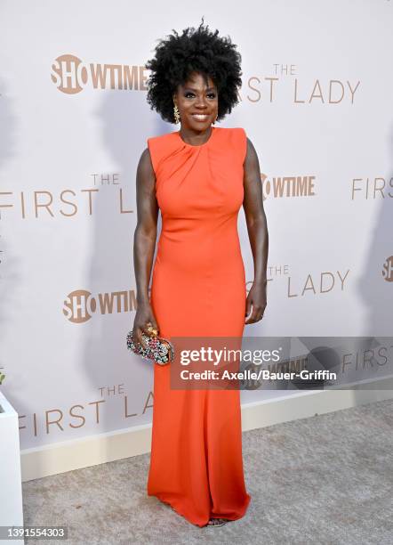 Viola Davis attends Showtime's FYC Event and Premiere for "The First Lady" at DGA Theater Complex on April 14, 2022 in Los Angeles, California.