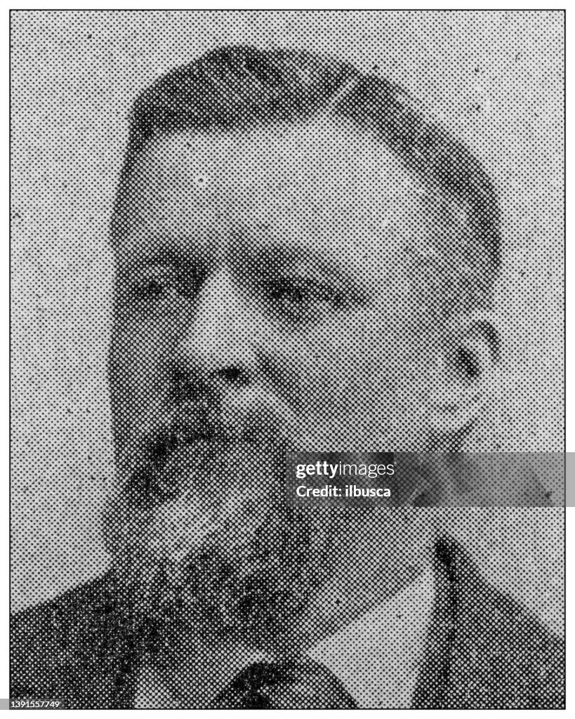 William R. Howard Antique Portrait Of Famous People William Howard High-Res Vector ...