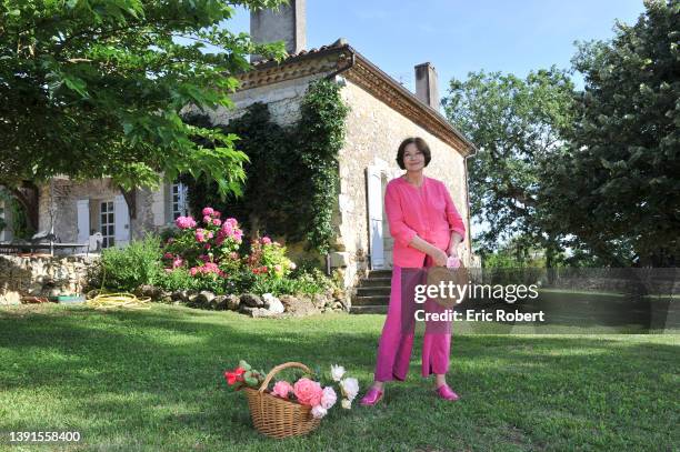 French Actress Macha Meril and her son Gianguido Baldi at home